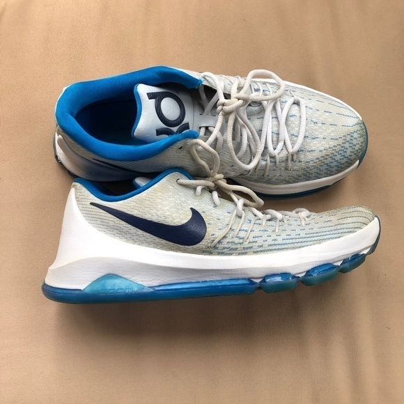 Nike KD 8 Photo Blue Sneakers size 9.5 - Picture 2 of 8